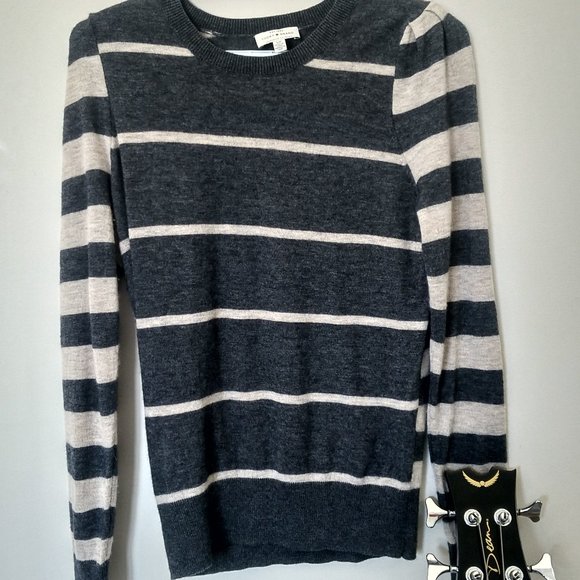Women's Lucky Brand Sweater Striped Sz S - Picture 2 of 6